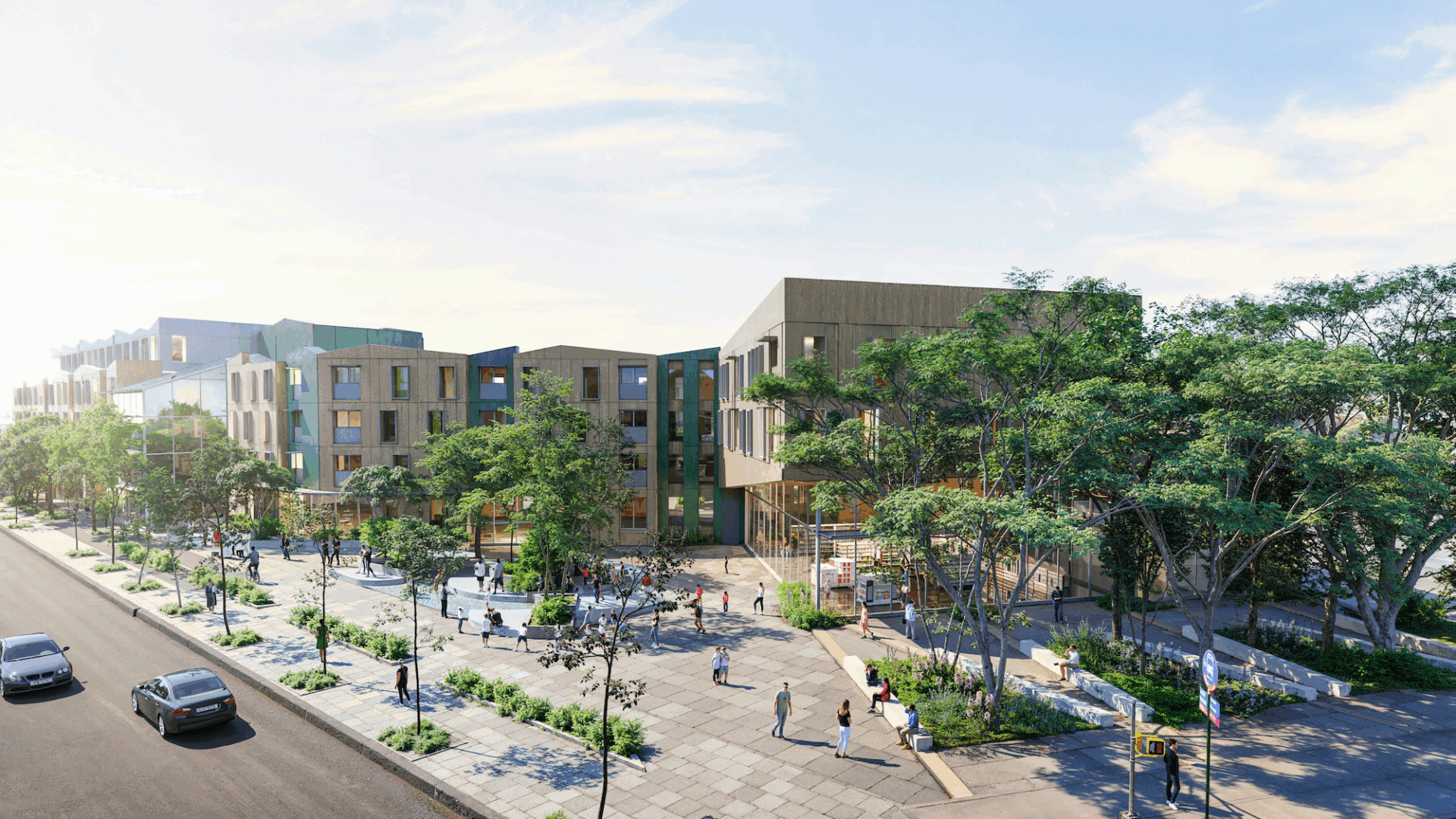 A rendering of Hillside Grove on Staten Island.